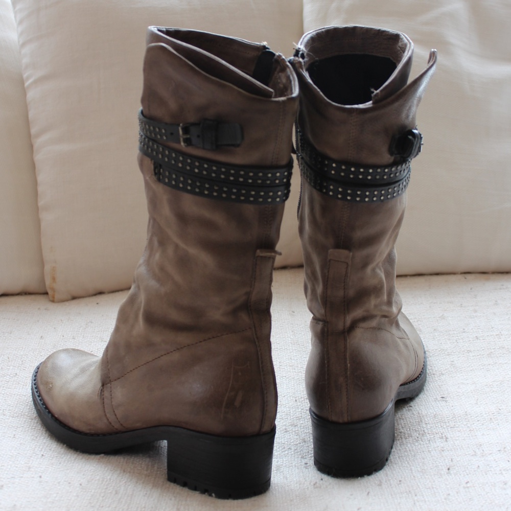 Mjus Grey Mid Calf Boot - Picture 9 of 9